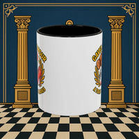 Masonic Mugs – Gavel & Glamour: A Toast to the Ladies (Accent Coloured 11oz Mug) Printify