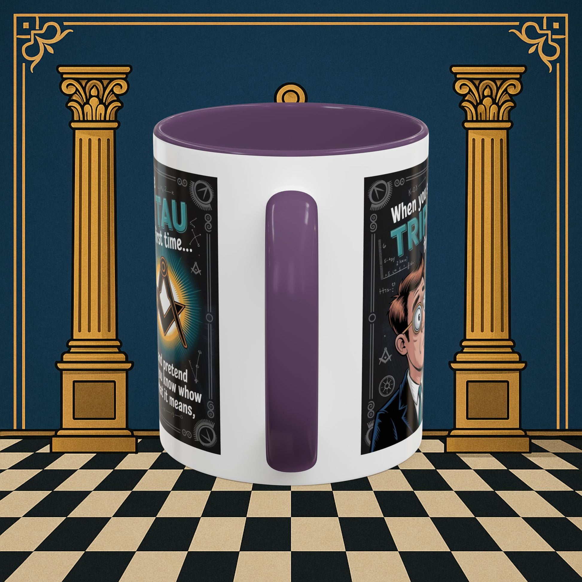 Masonic Mugs - Bewildered by the Tau - Royal Arch