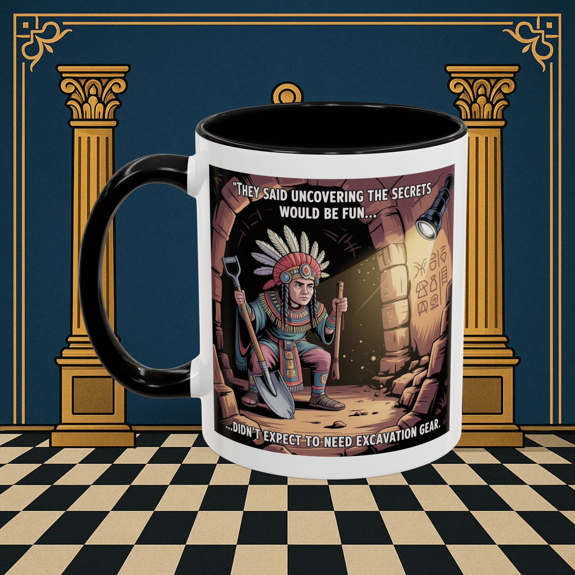 Masonic Mugs - Dig Happens - Royal Arch