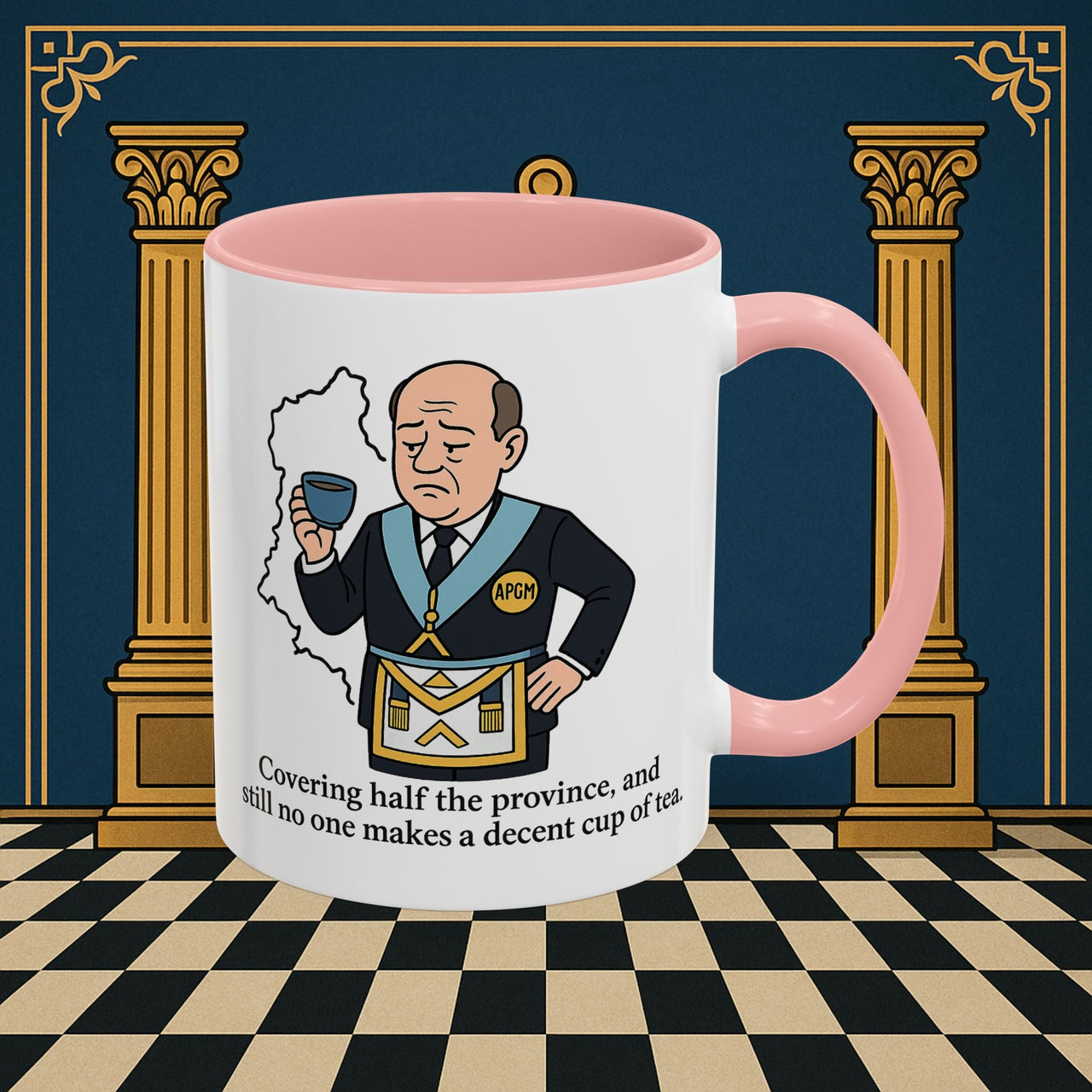 Masonic Mugs - Provincial Tea Troubles - Assistant Provincial Grand Master Printify