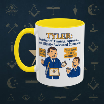 Masonic Mugs - Tyler's Awkward Moment - Tyler Printify
