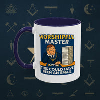 Masonic Mugs - Masonic Meetings Madness - Worshipful Master Printify