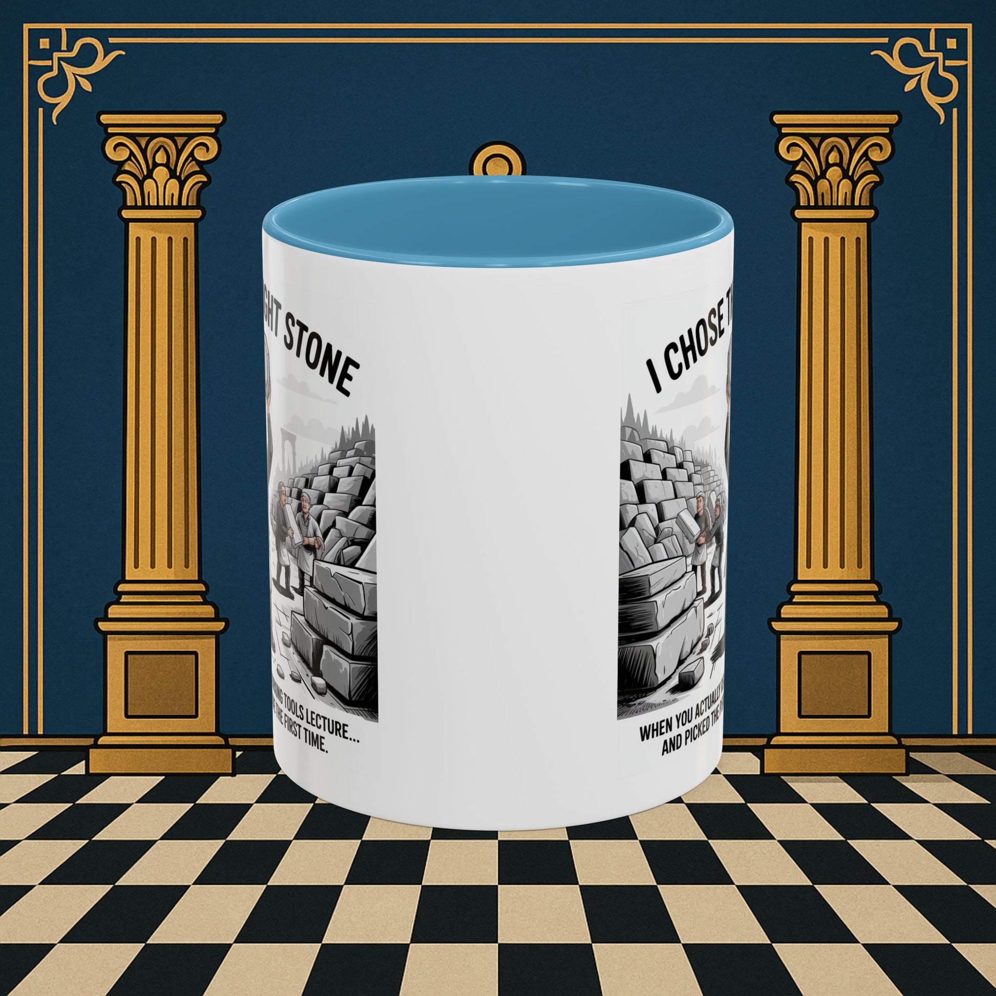 Masonic Mugs - Stone Selection Success - Mark Masonry