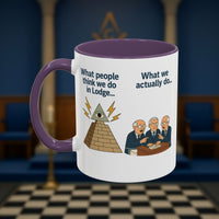 Masonic Mugs Ready to Go – Just for the Ceremony (Accent Coloured 11oz Mug) Printify