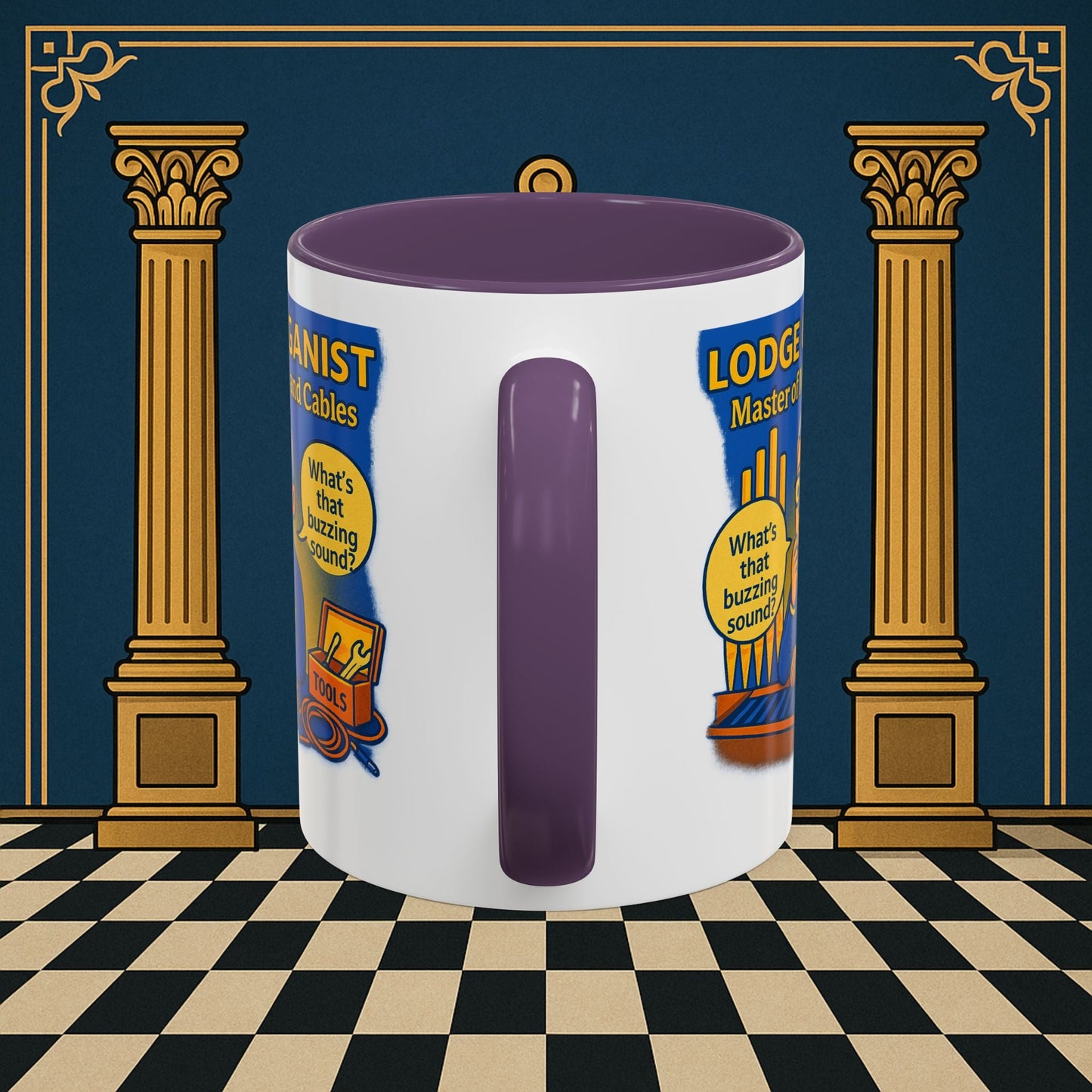 Masonic Mugs - Buzz Kill - Organist Printify