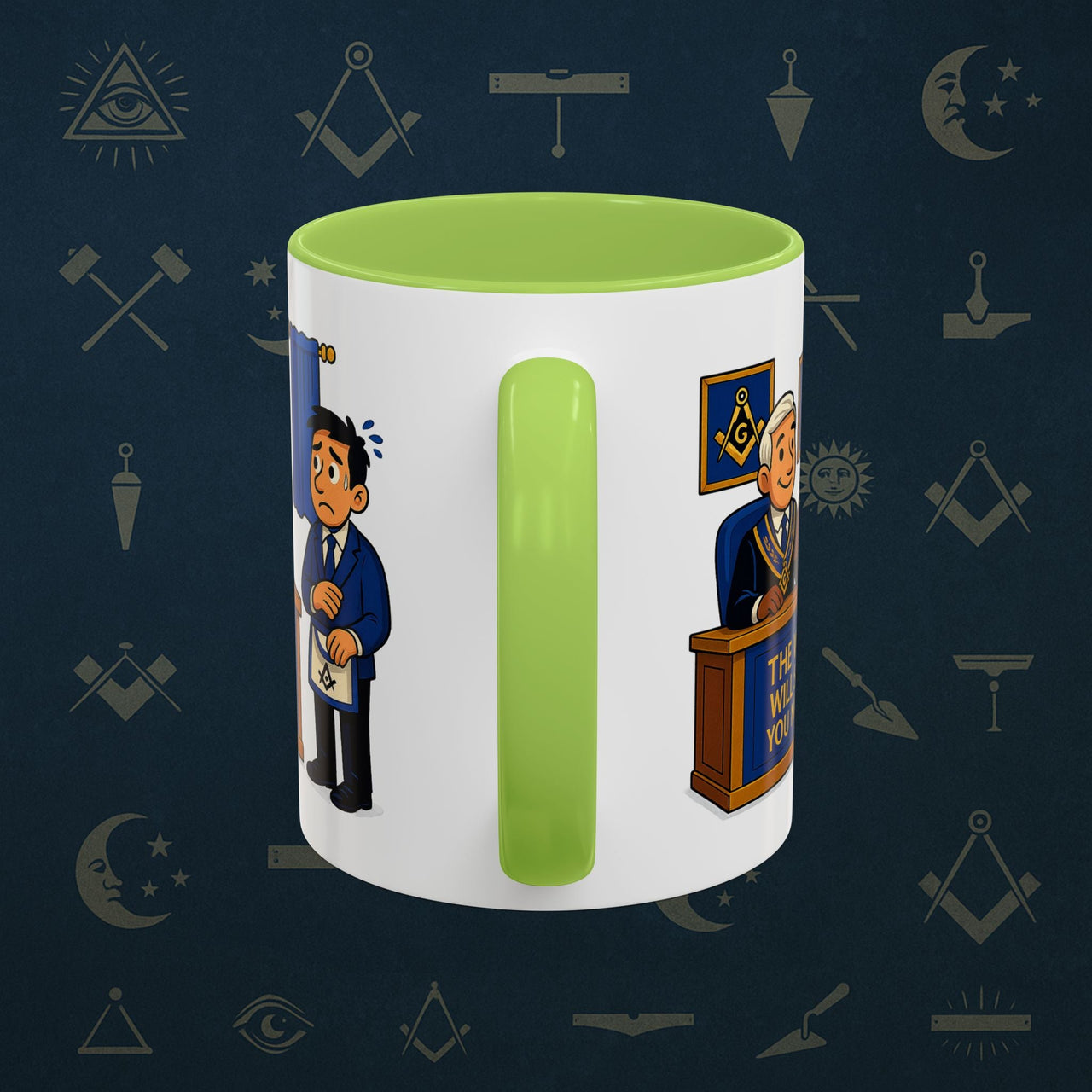 Masonic Mugs - The Masonic Moment - Worshipful Master Printify