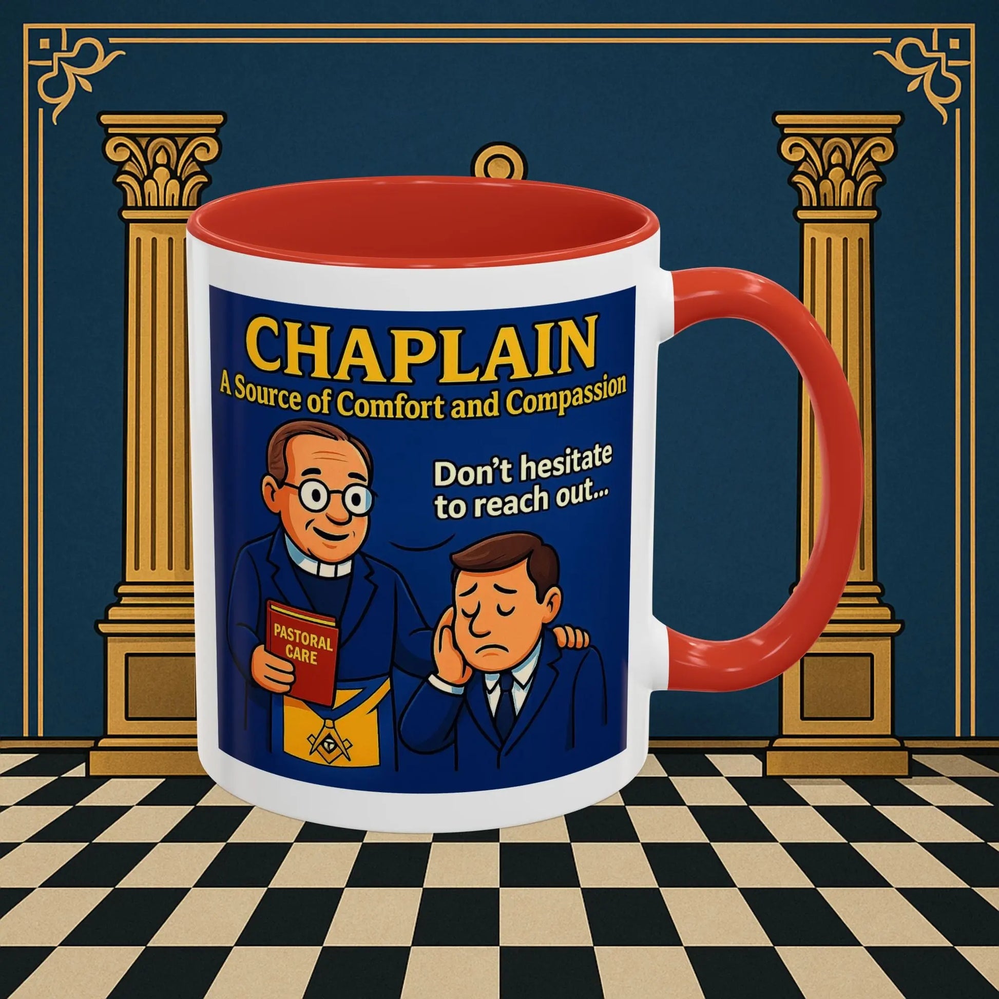 Masonic Mugs - Healing Hearts - Chaplain Printify