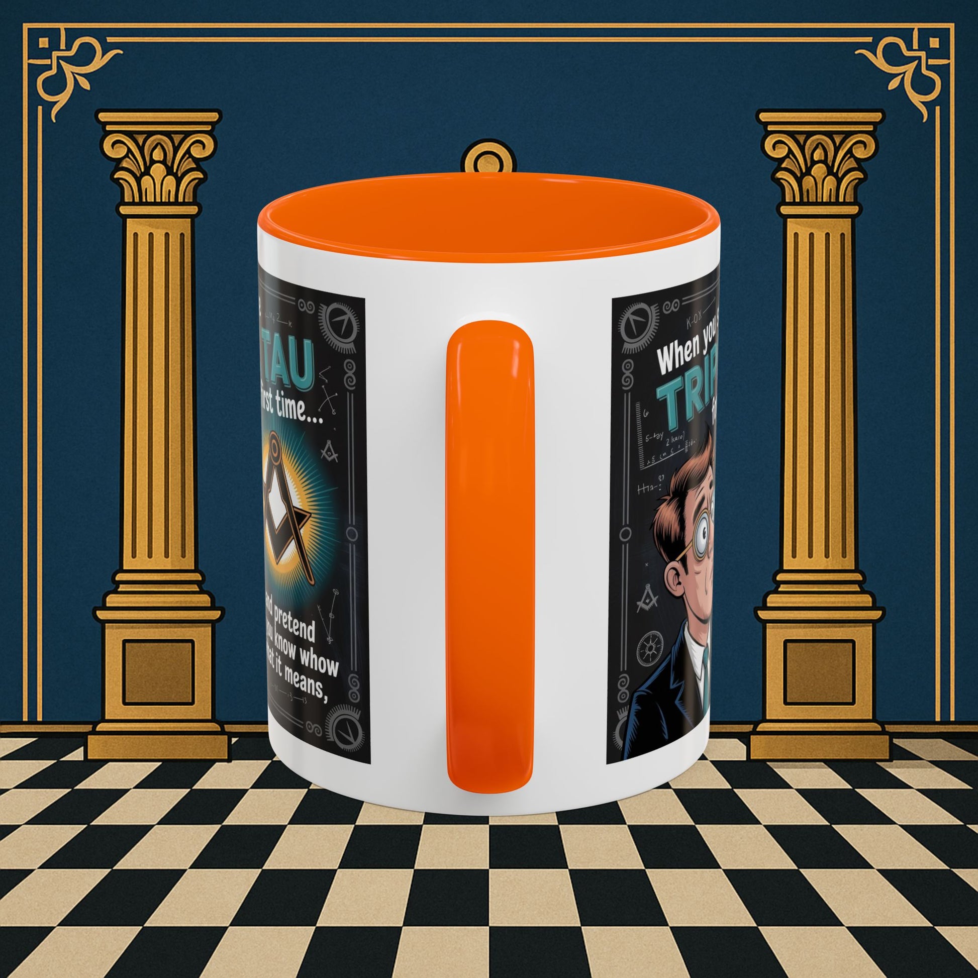 Masonic Mugs - Bewildered by the Tau - Royal Arch