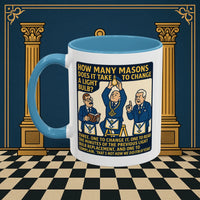 Masonic Mugs Ready to Go – How Many Masons? (Accent Coloured 11oz Mug) Printify