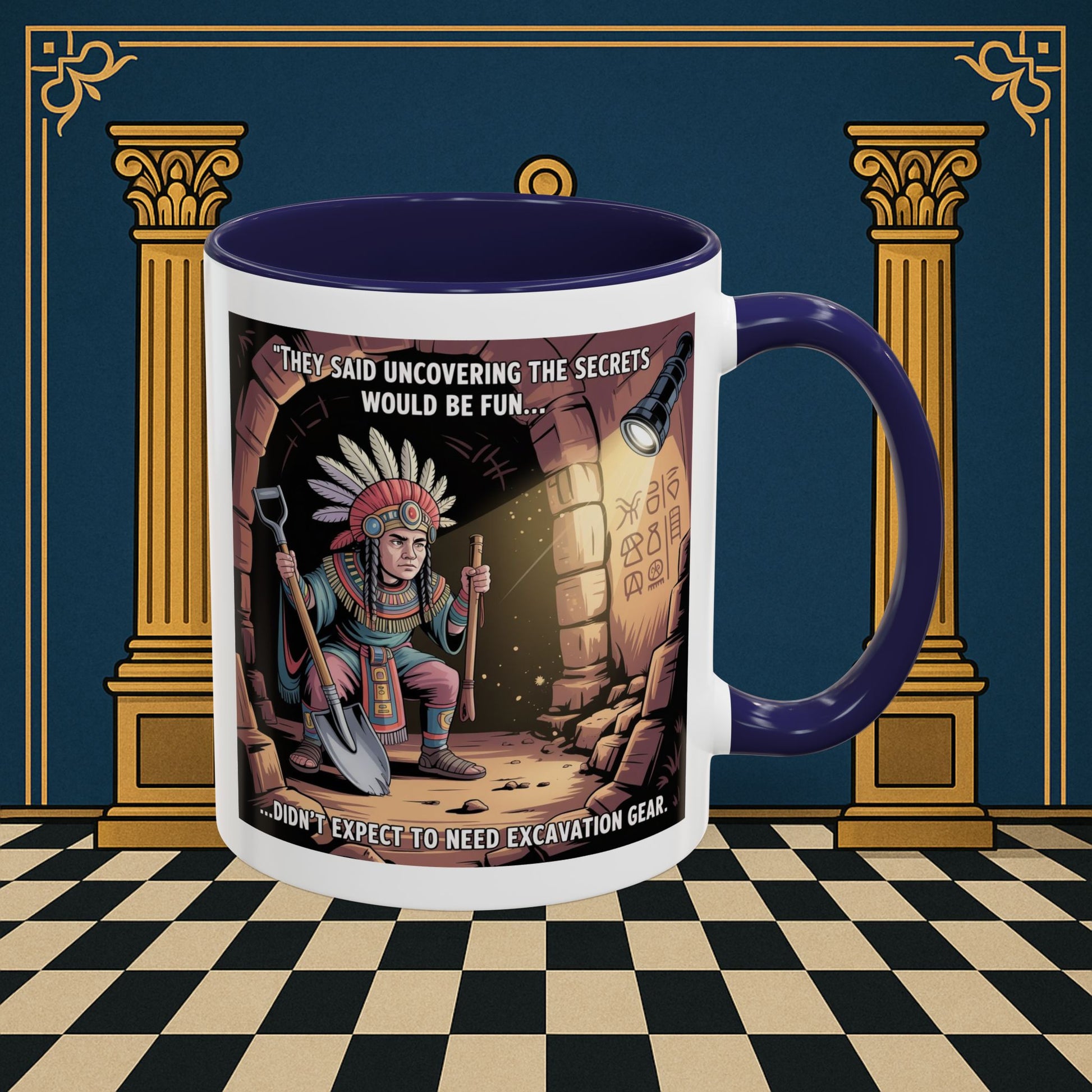 Masonic Mugs - Dig Happens - Royal Arch