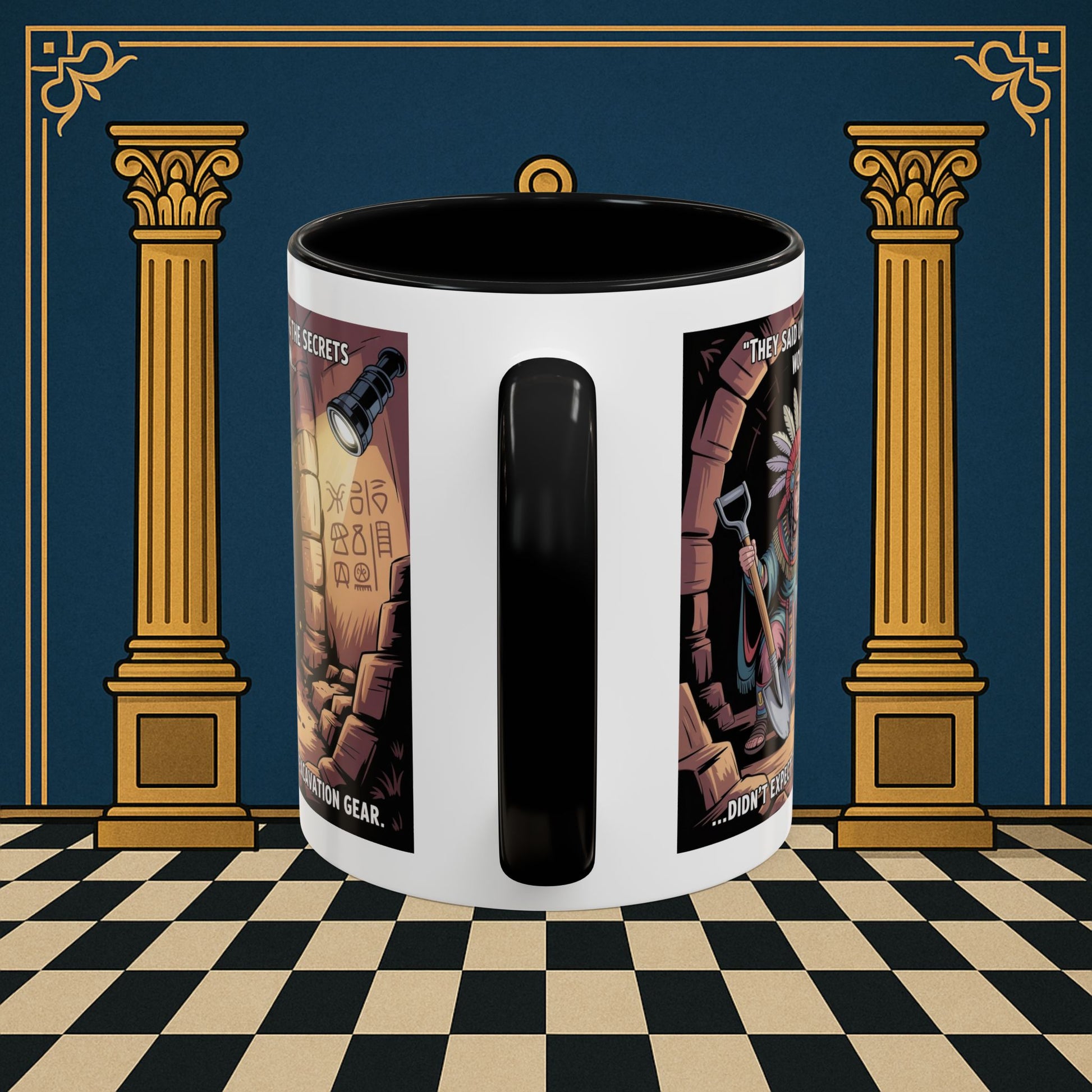 Masonic Mugs - Dig Happens - Royal Arch