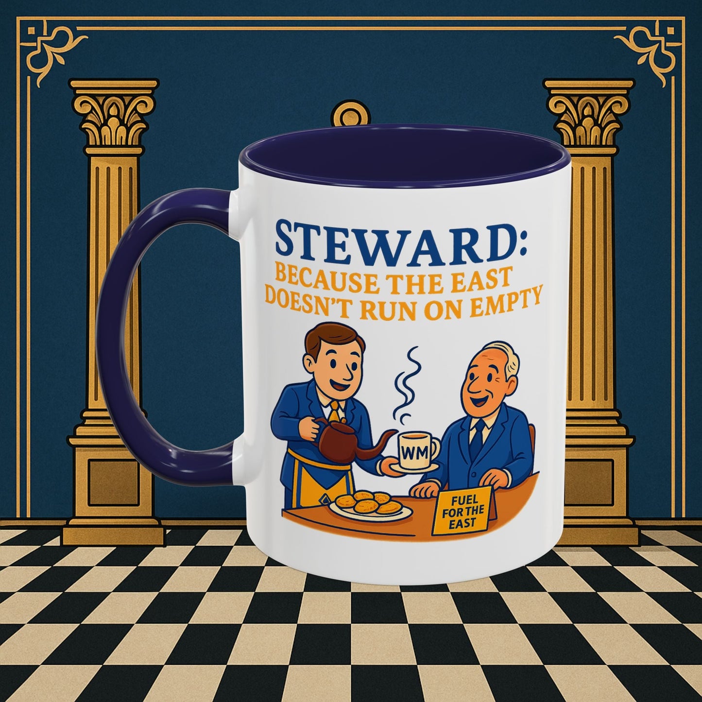 Masonic Mugs - Tea and Empires - Steward Printify