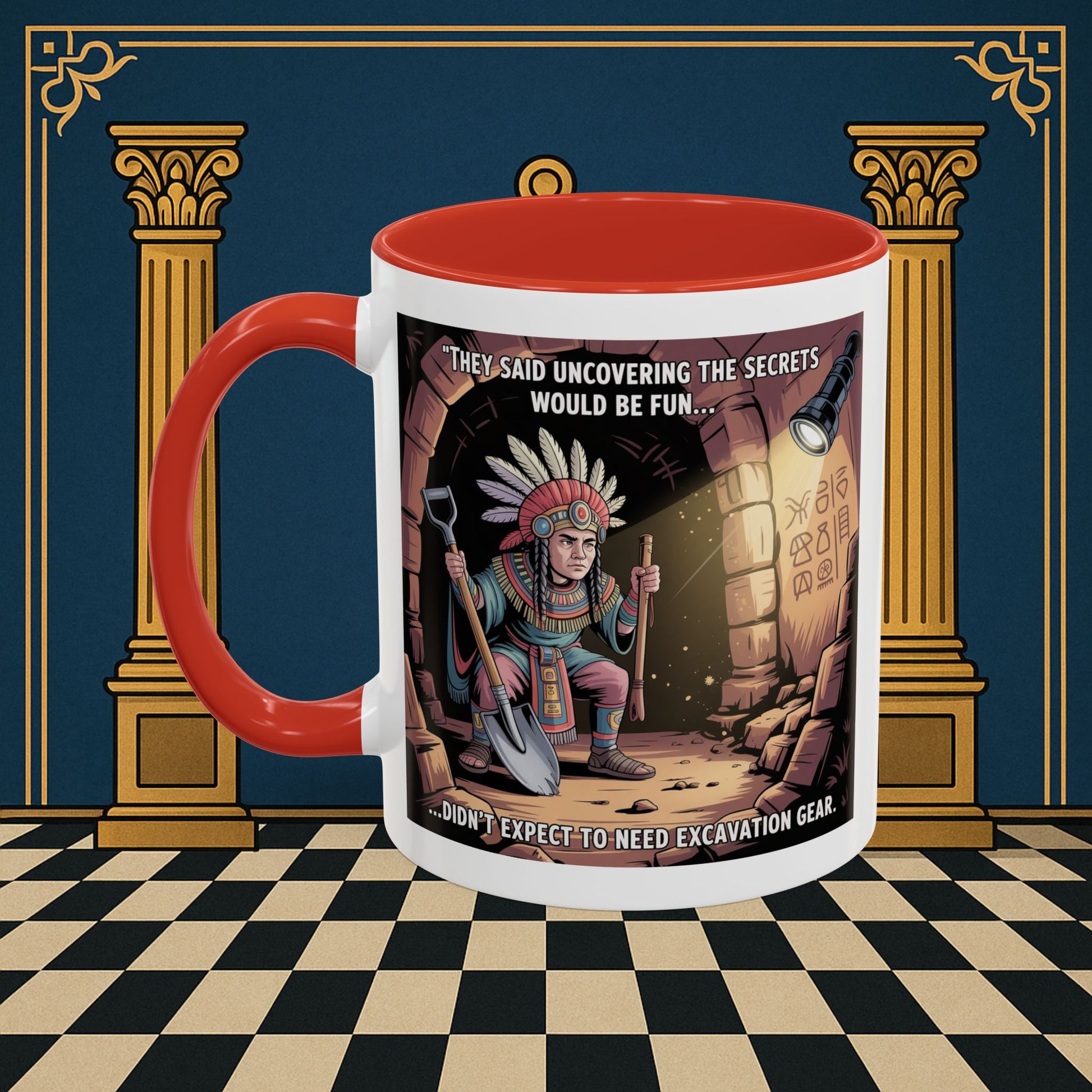 Masonic Mugs - Dig Happens - Royal Arch