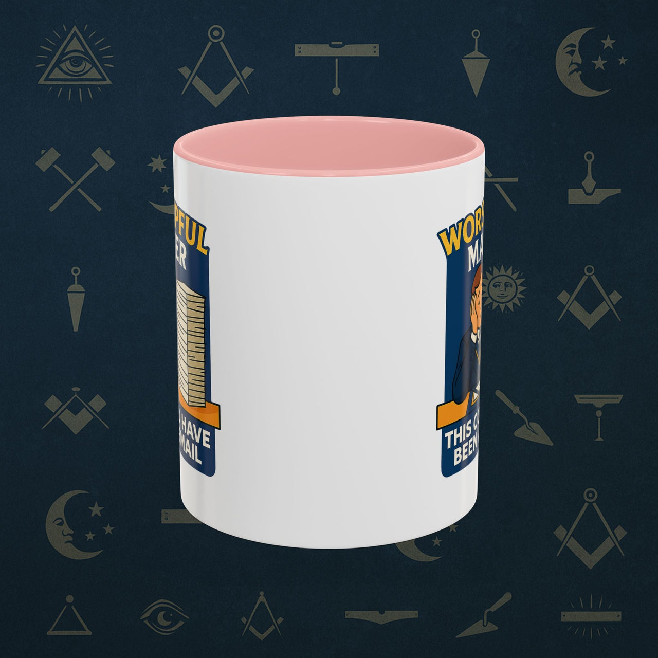 Masonic Mugs - Masonic Meetings Madness - Worshipful Master Printify