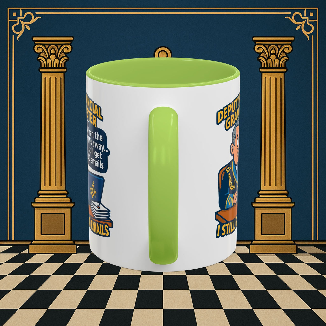 Masonic Mugs - Email Overload - Deputy Provincial Grand Master Printify