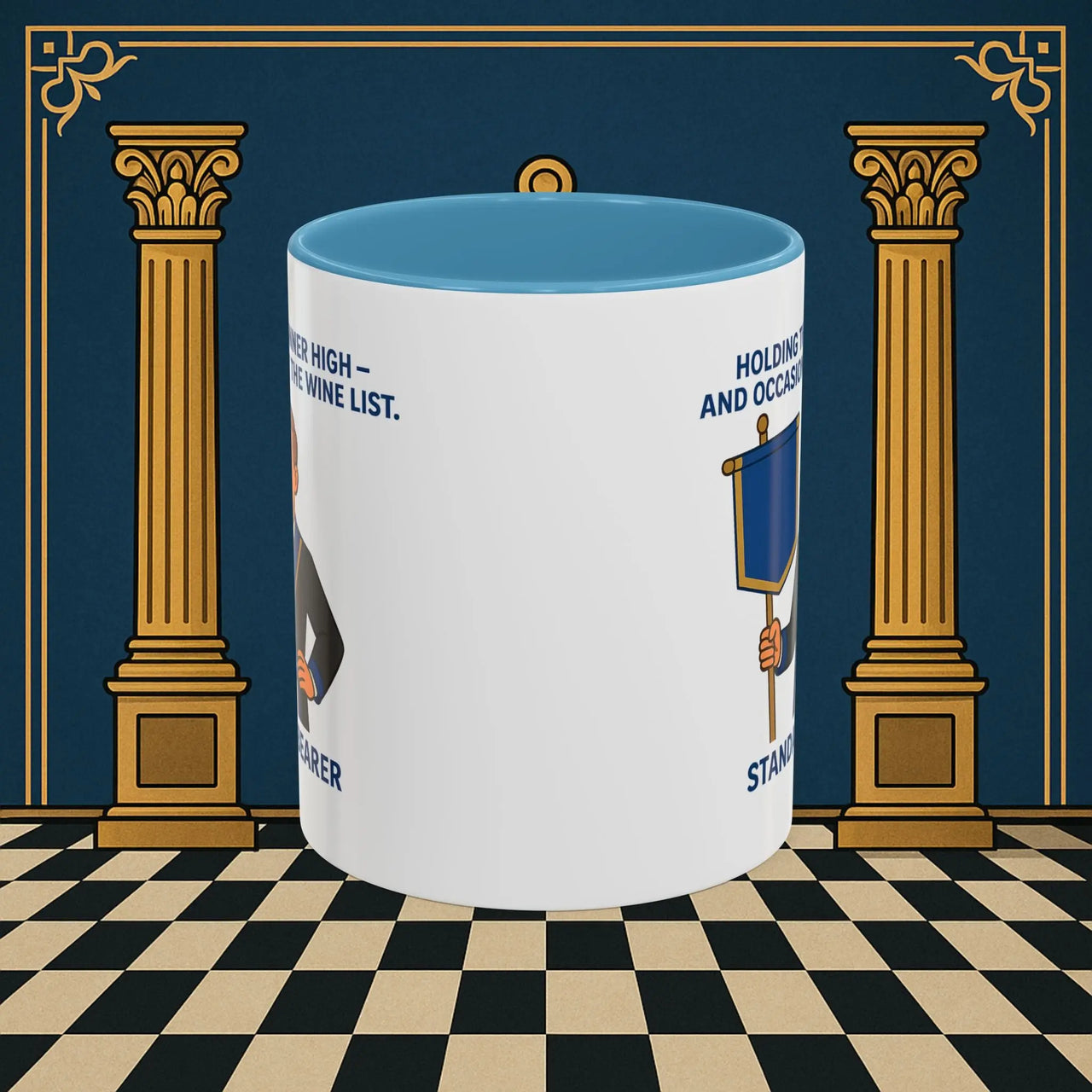 Masonic Mugs - Banner and Barrel - Provincial Standard Bearer Printify