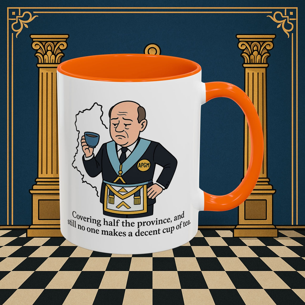 Masonic Mugs - Provincial Tea Troubles - Assistant Provincial Grand Master Printify