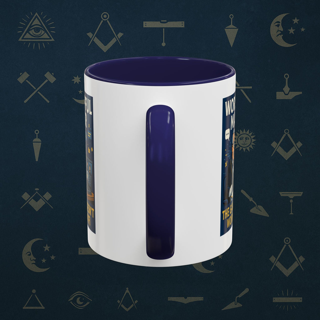 Masonic Mugs - Virtual Vertigo - Worshipful Master Printify