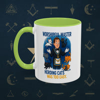 Masonic Mugs - Masonic Cats Assemble - Worshipful Master Printify