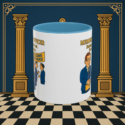 Masonic Mugs - Brotherhood Welcome - Membership Secretary Printify