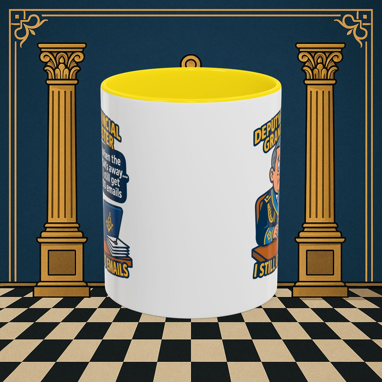 Masonic Mugs - Email Overload - Deputy Provincial Grand Master Printify