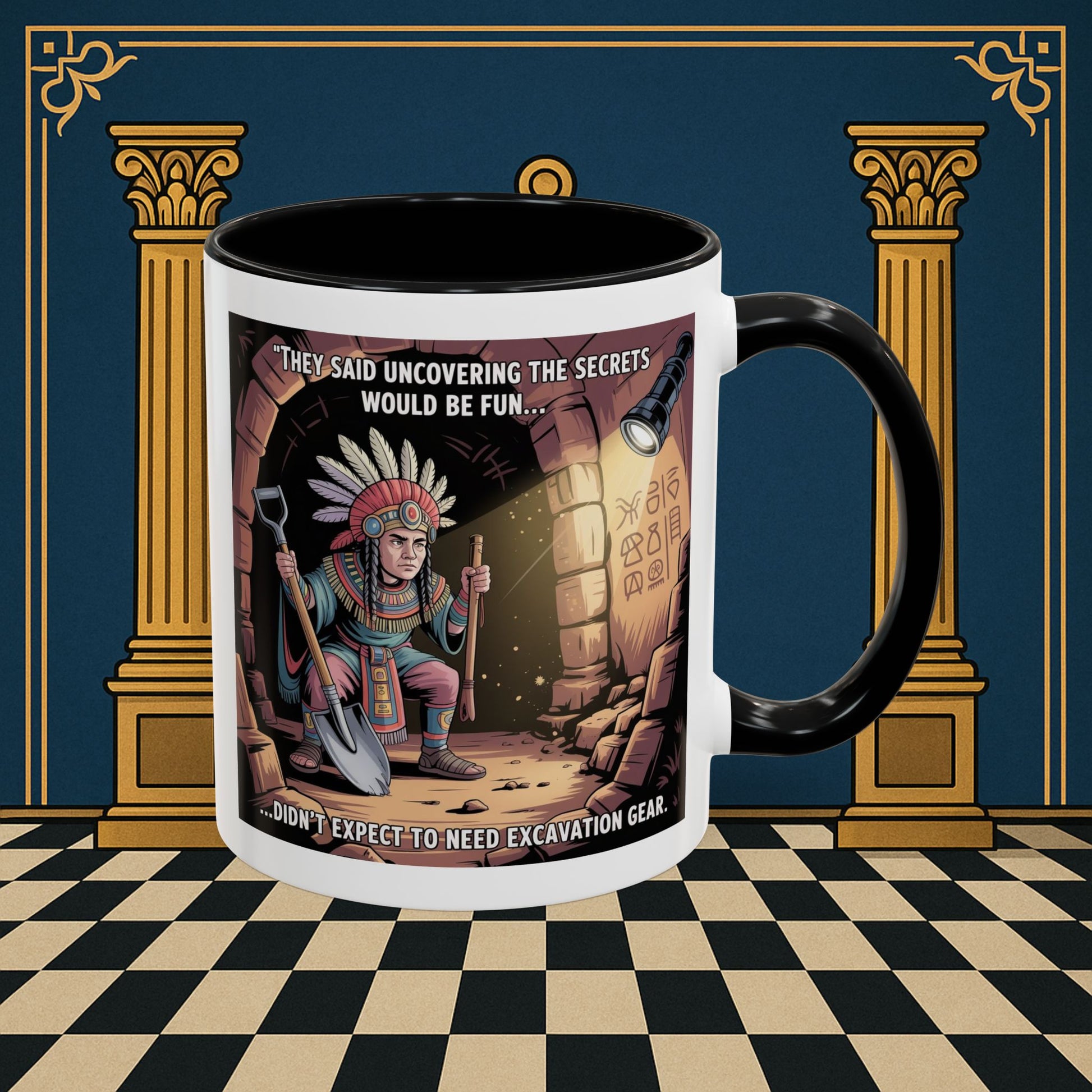 Masonic Mugs - Dig Happens - Royal Arch