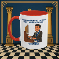 Masonic Mugs - Harmony Amid Chaos - Provincial Organist Printify