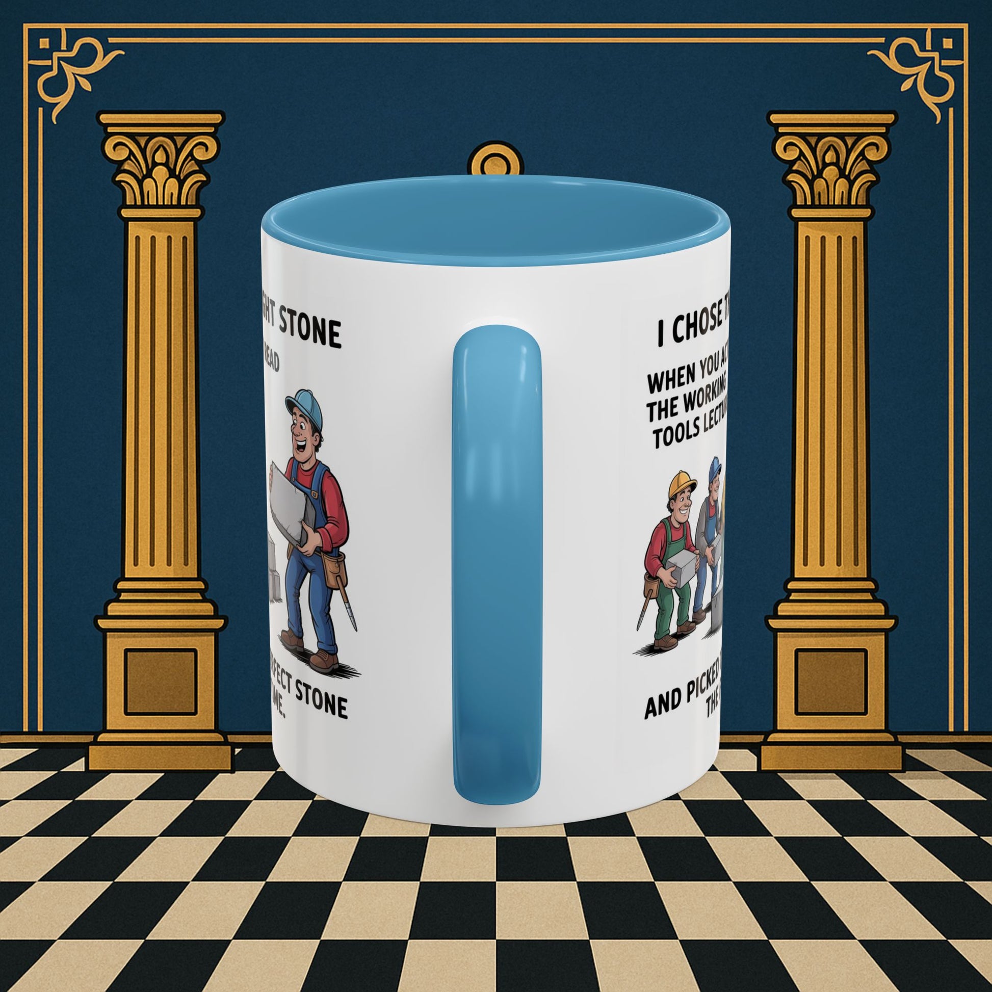 Masonic Mugs - Stone Selection Strategy - Mark Masonry
