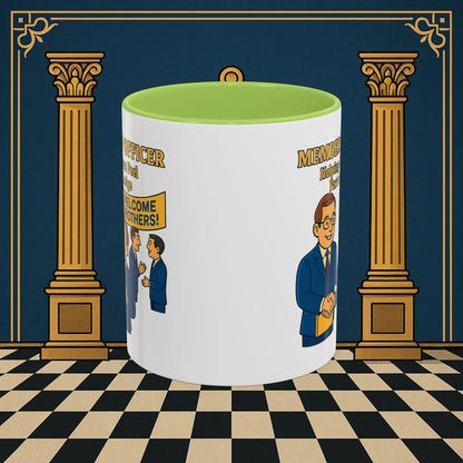 Masonic Mugs - Brotherhood Welcome - Membership Secretary Printify