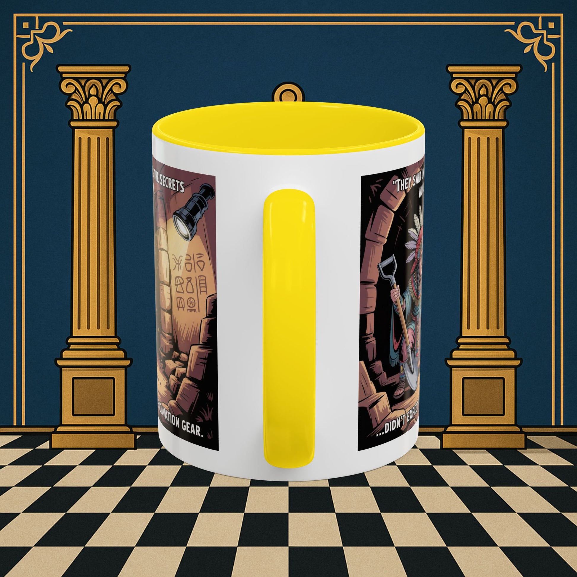 Masonic Mugs - Dig Happens - Royal Arch