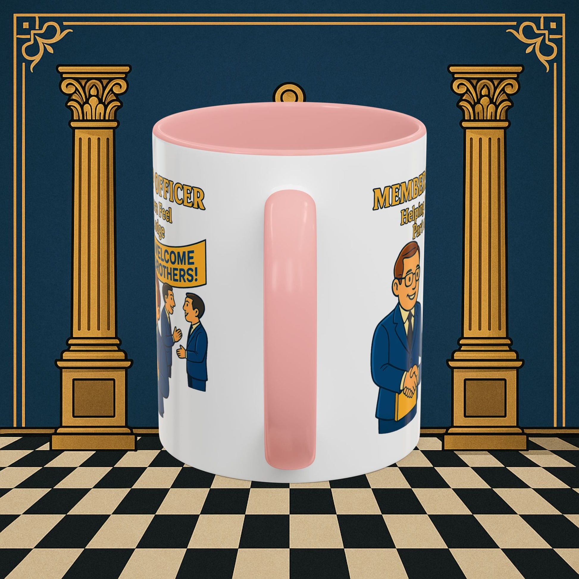 Masonic Mugs - Brotherhood Welcome - Membership Secretary Printify