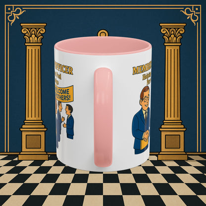Masonic Mugs - Brotherhood Welcome - Membership Secretary Printify