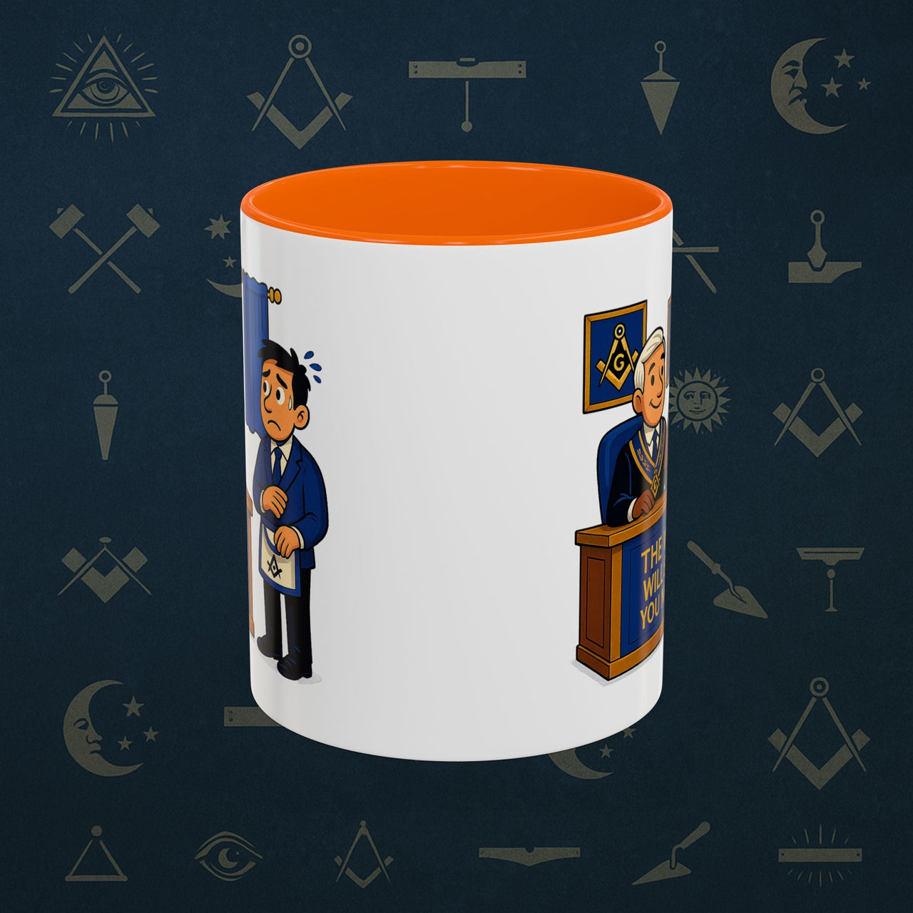 Masonic Mugs - The Masonic Moment - Worshipful Master Printify