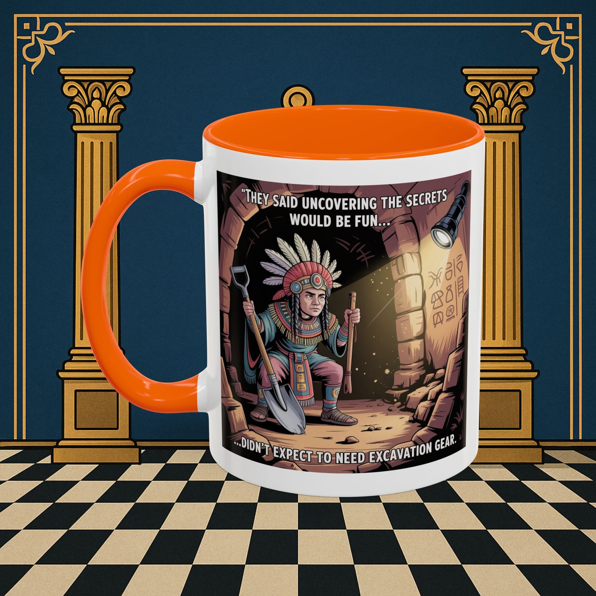 Masonic Mugs - Dig Happens - Royal Arch