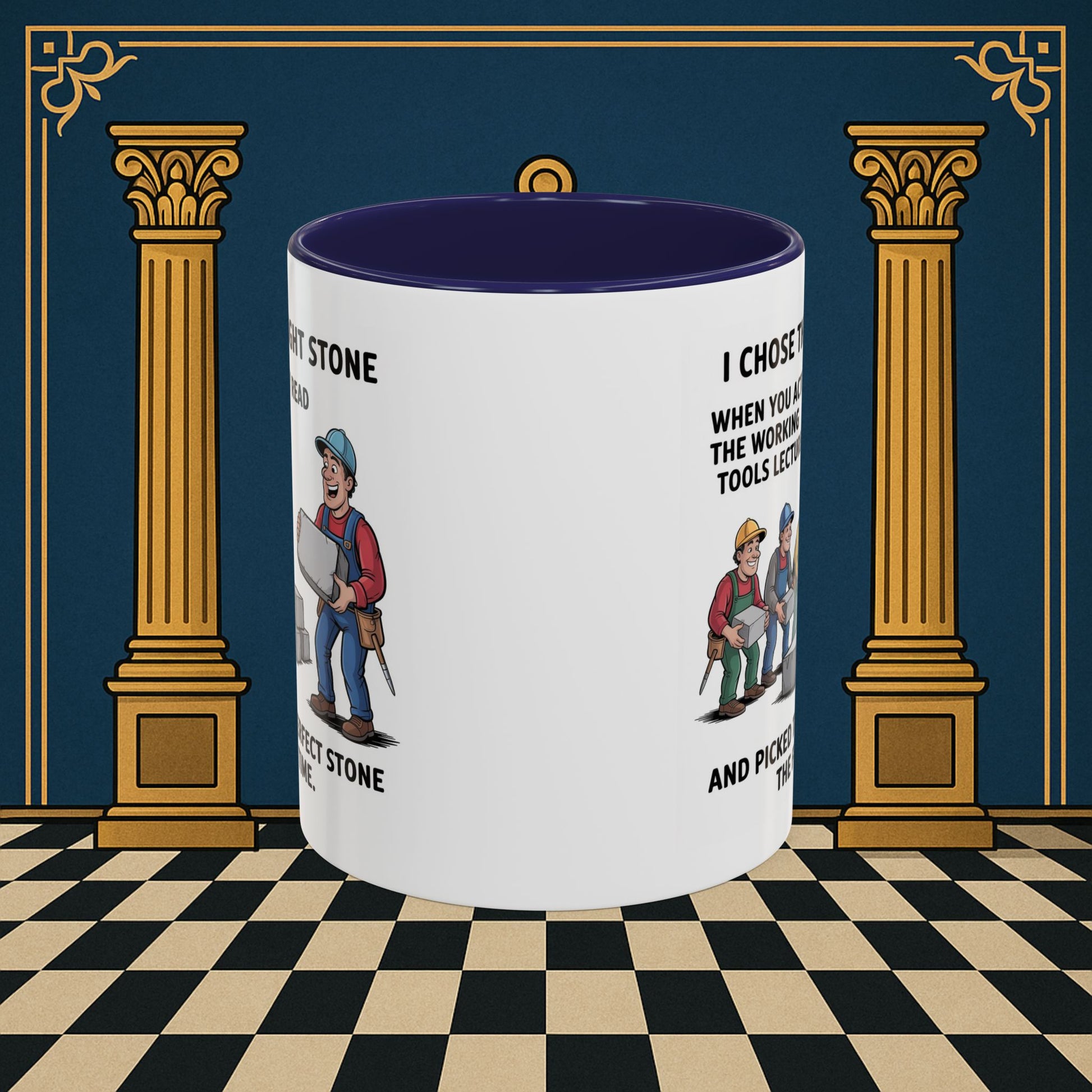 Masonic Mugs - Stone Selection Strategy - Mark Masonry