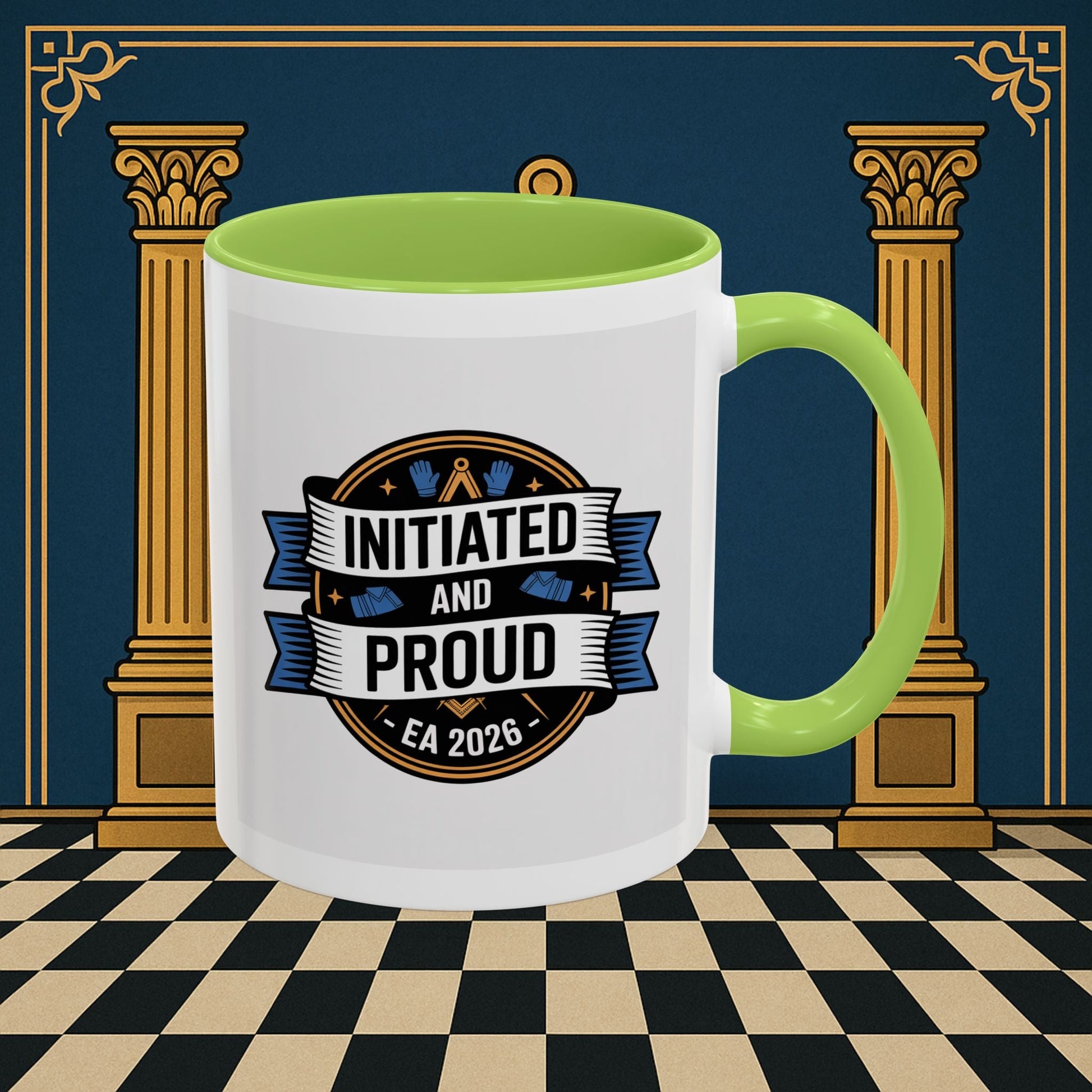 Masonic Mugs - Entered Apprentice 2025 - Ready to Go Masonic Mugs