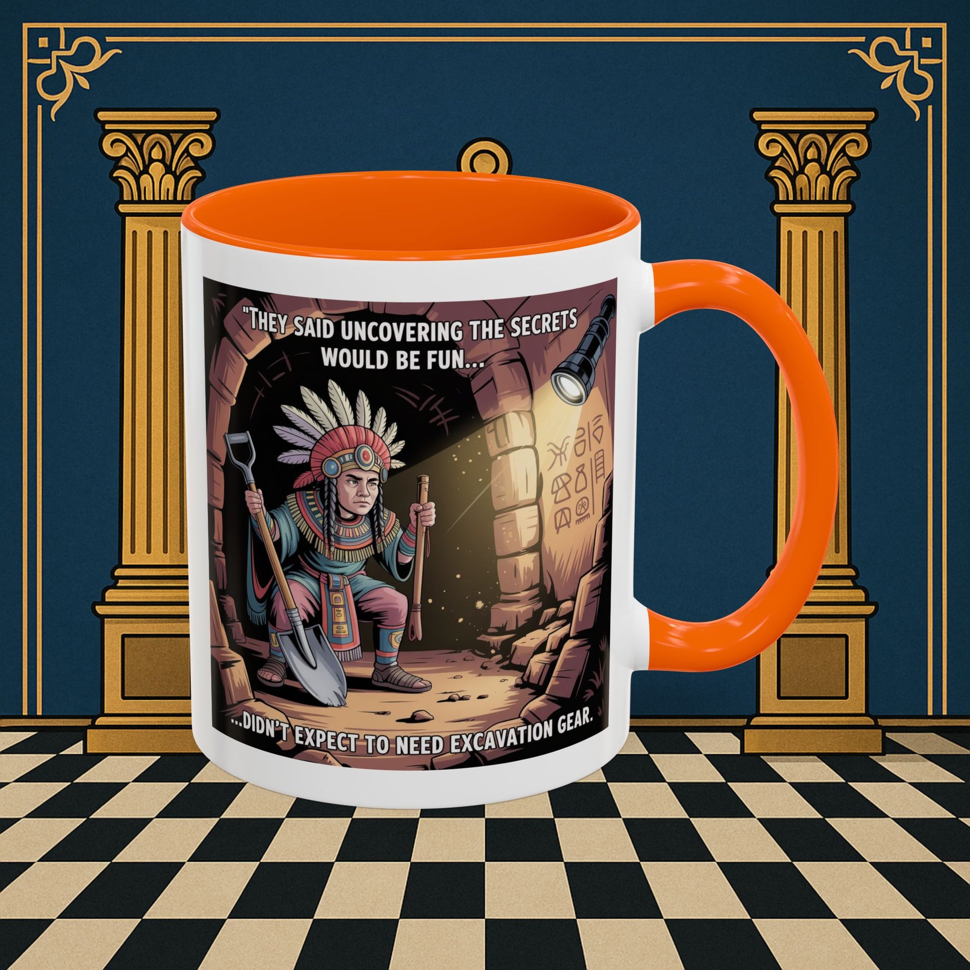 Masonic Mugs - Dig Happens - Royal Arch