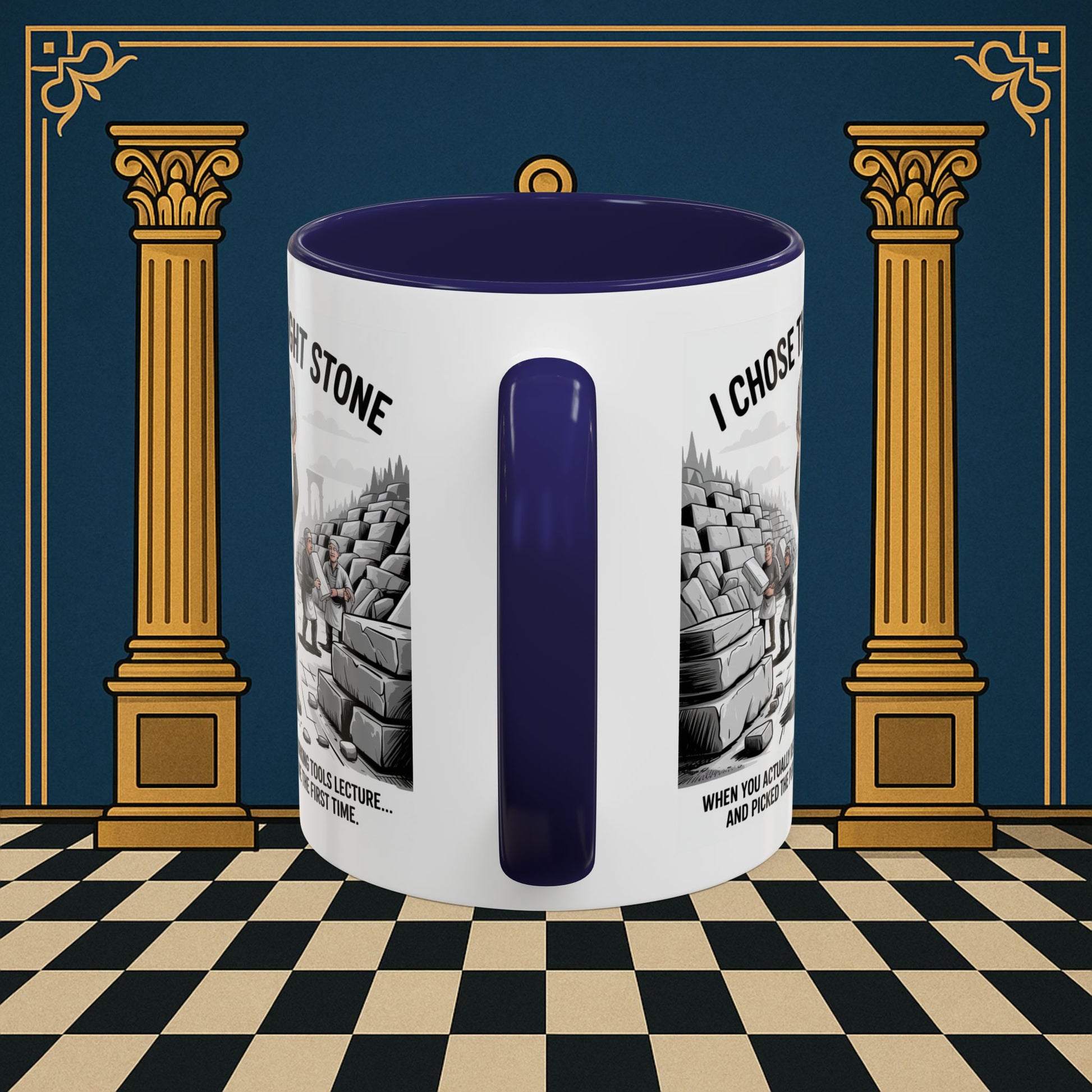 Masonic Mugs - Stone Selection Success - Mark Masonry