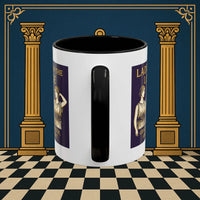 Masonic Mugs – Ladies of the Lodge: Grace, Strength & Support (Accent Coloured 11oz Mug) Printify