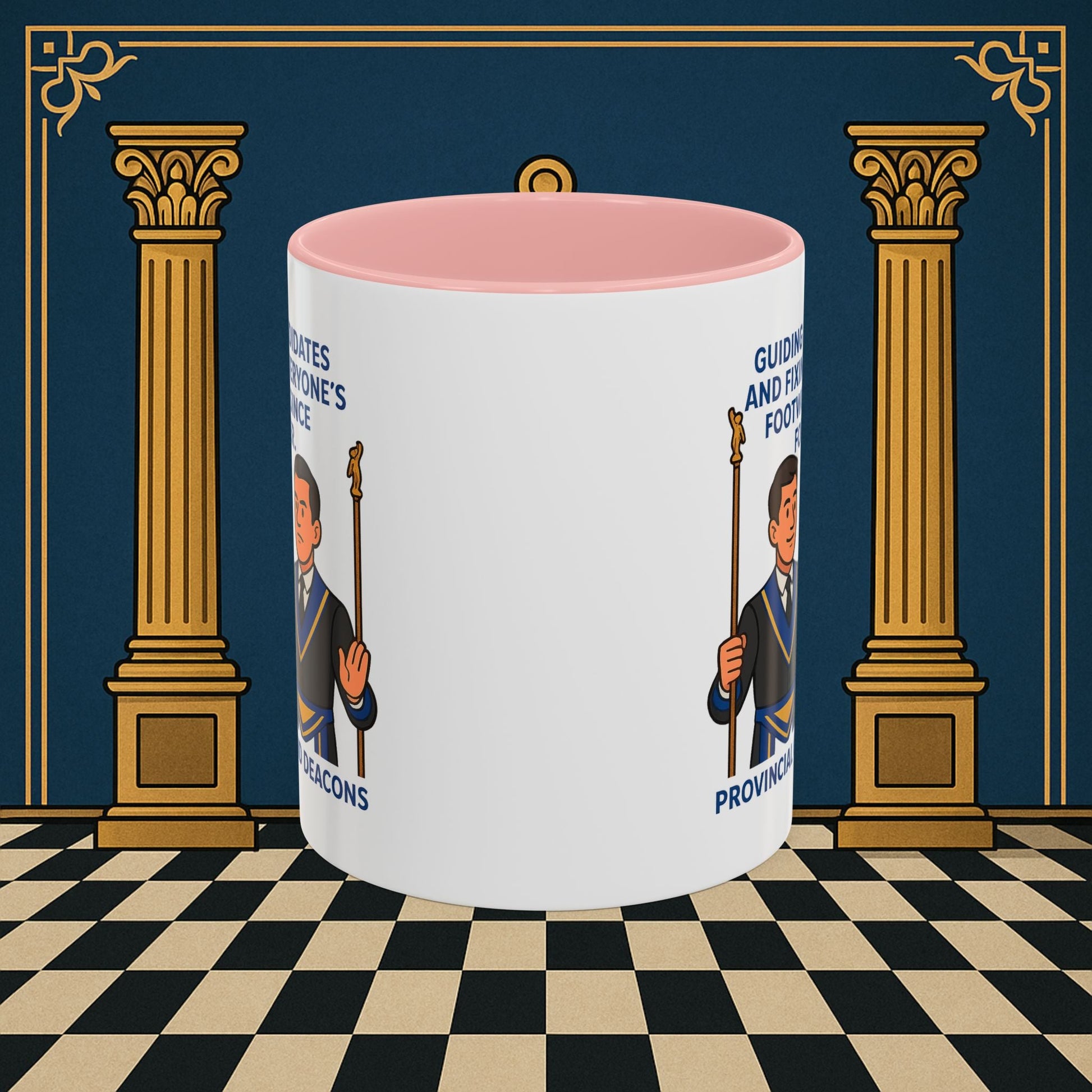 Masonic Mugs - Guiding Light of Masonic Tradition - Provincial Grand Deacons Printify