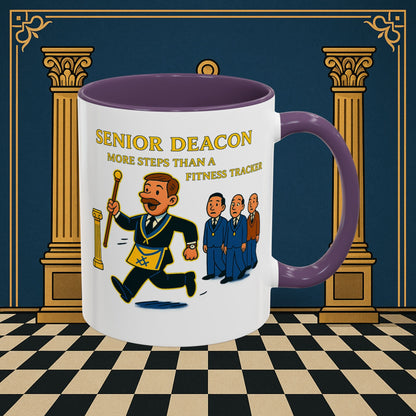 Masonic Mugs - Stepping Out - Senior Deacon Printify