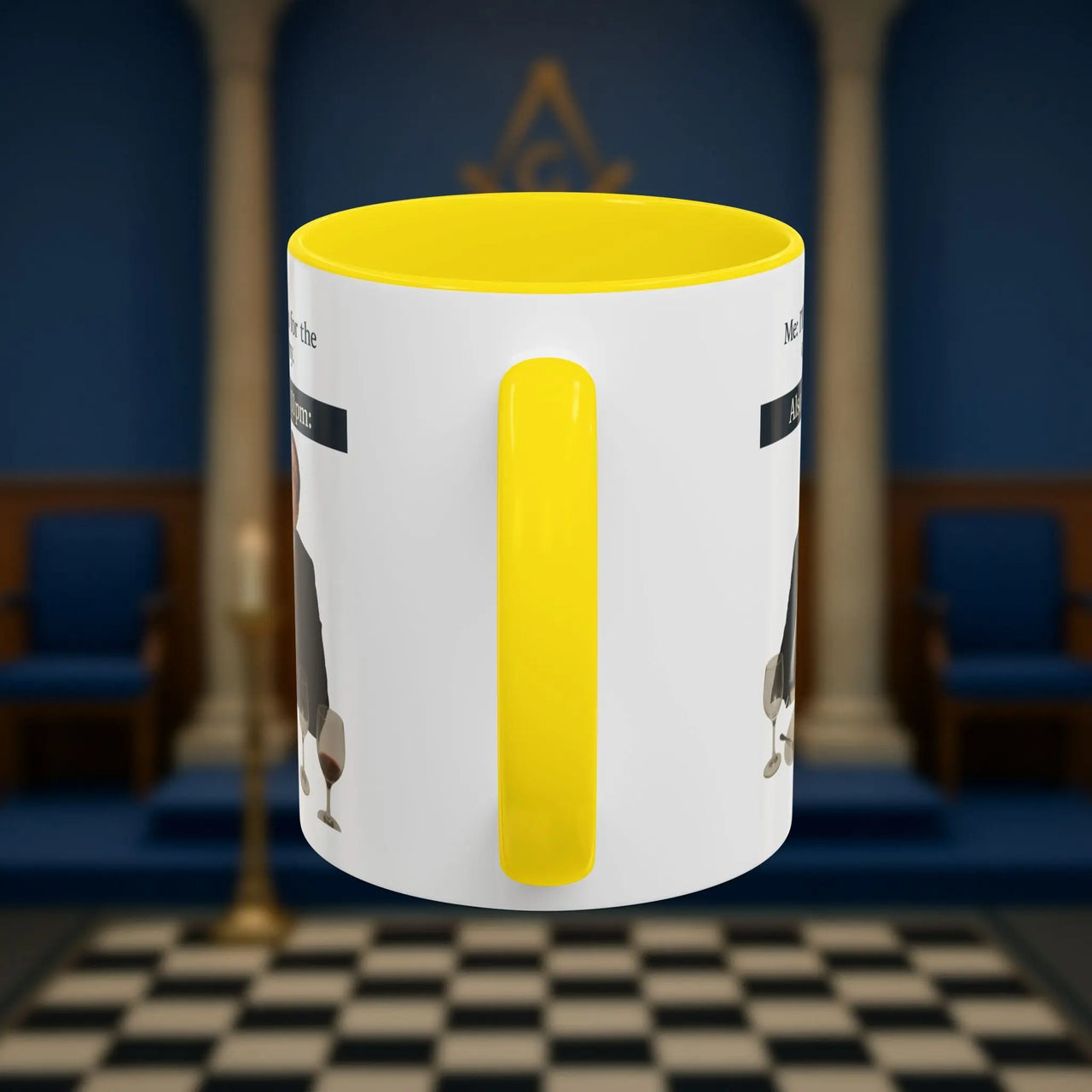 Masonic Mugs Ready to Go - I'll just go for the ceremony - 11oz Ceramic Mug Printify