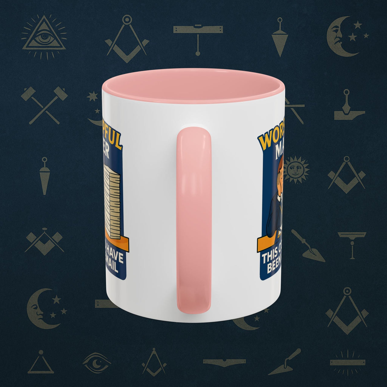 Masonic Mugs - Masonic Meetings Madness - Worshipful Master Printify