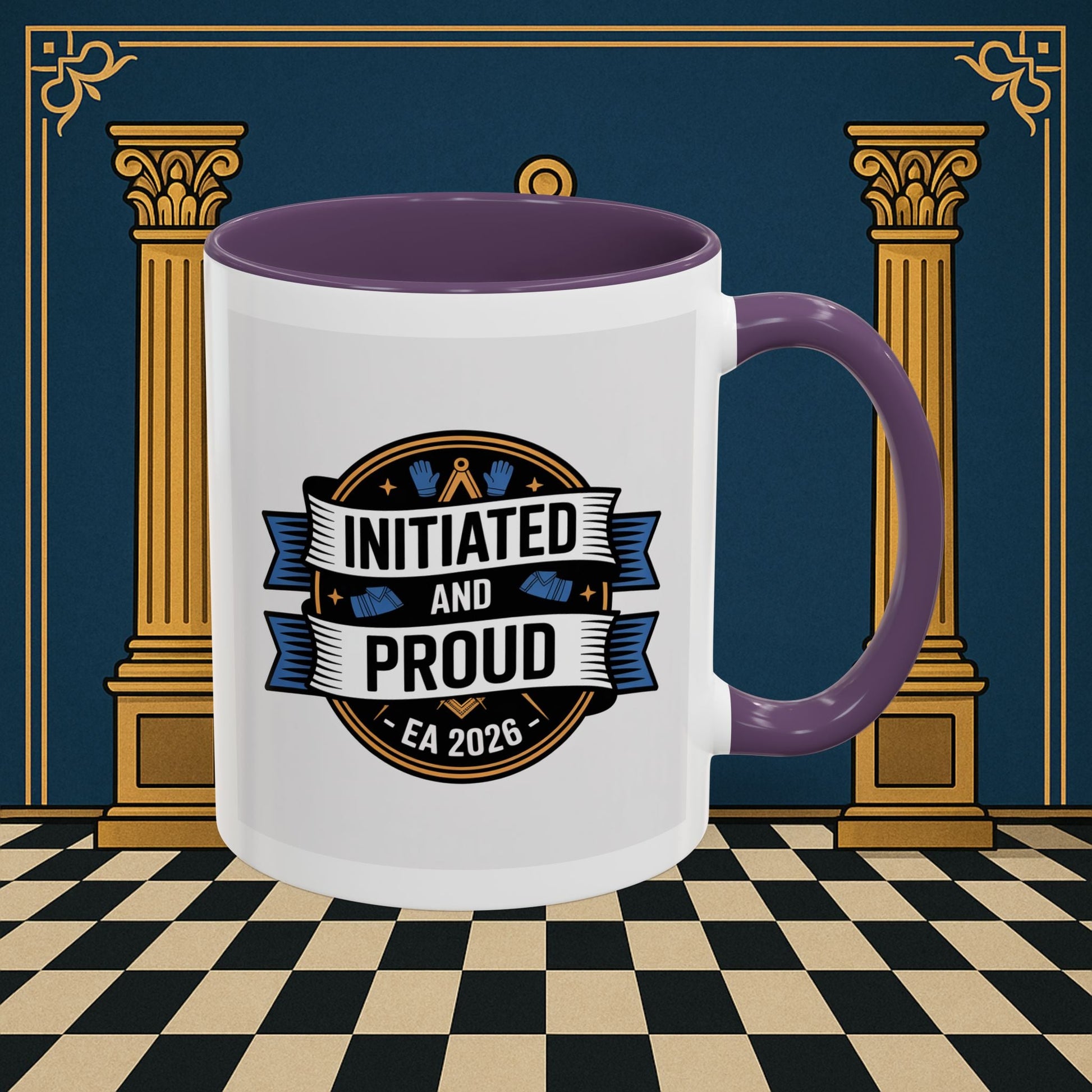 Masonic Mugs - Entered Apprentice 2025 - Ready to Go Printify