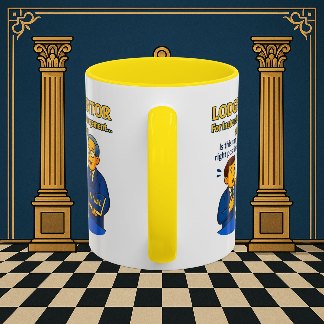 Masonic Mugs - Lodge Mentor Guidance: Masonic Ritual Instruction, Lodge Mentor Printify