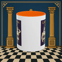 Masonic Mugs – Ladies of the Lodge: Grace, Strength & Support (Accent Coloured 11oz Mug) Printify