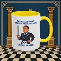Masonic Mugs - Sword of Mystery - Provincial Sword Bearer Printify