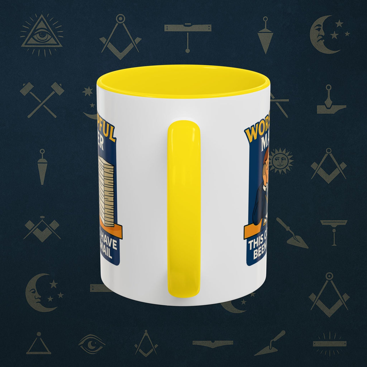 Masonic Mugs - Masonic Meetings Madness - Worshipful Master Printify