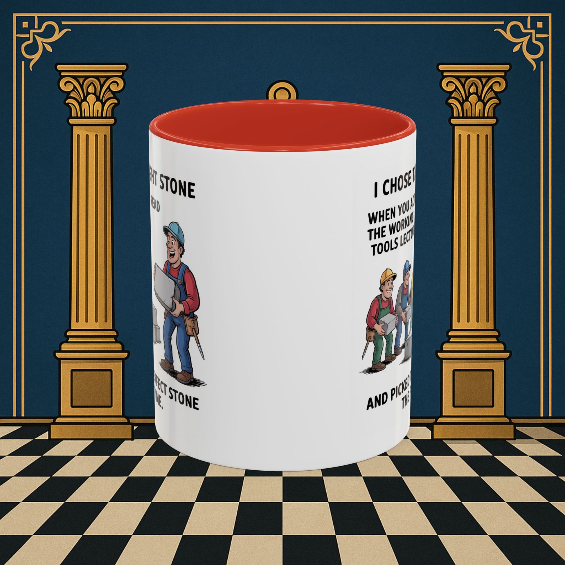 Masonic Mugs - Stone Selection Strategy - Mark Masonry