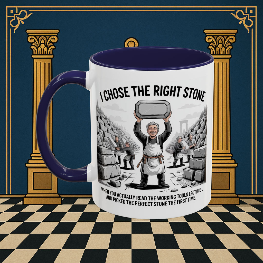 Masonic Mugs - Stone Selection Success - Mark Masonry